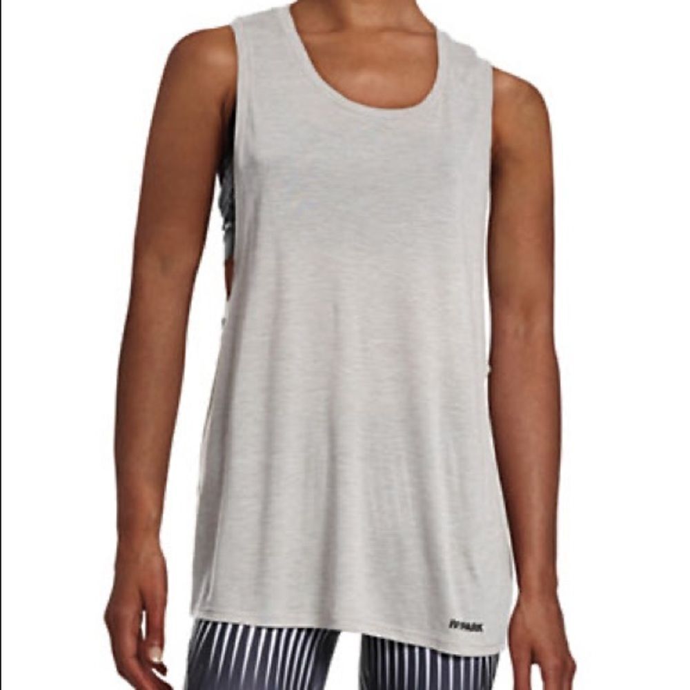 Ivy Park Jersey Tank Top-grey-small